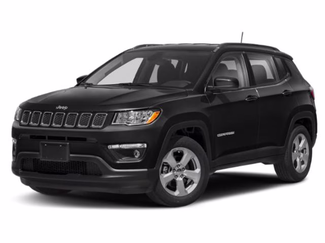 2019 Diamond Black Crystal Pearlcoat Jeep Compass Limited 4X4 SUV