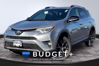 2018 Silver Sky Metallic Toyota RAV4 SE AWD SUV