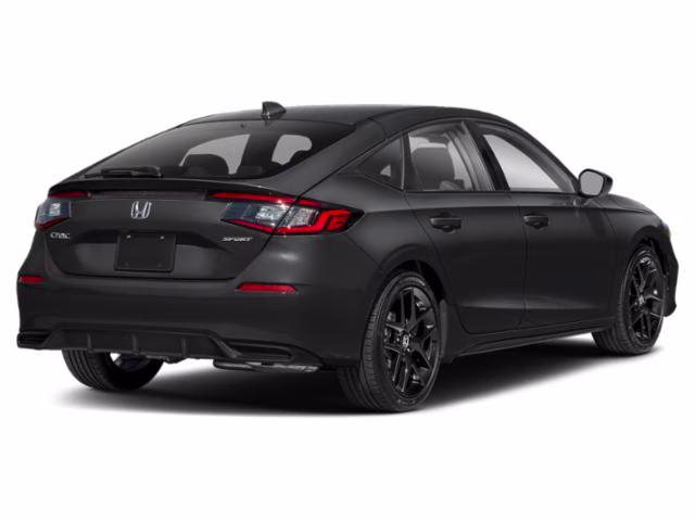 2026 Crystal Black Pearl Honda Civic Sport FWD Hatchback