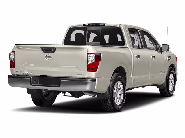 2017 Glacier White Nissan Titan SV 4X4 Truck
