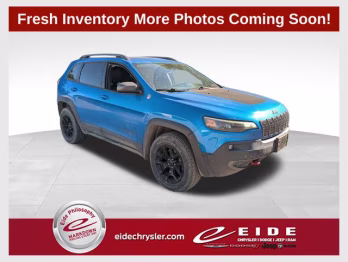 2019 Hydro Blue Pearlcoat Jeep Cherokee Trailhawk 4X4 SUV