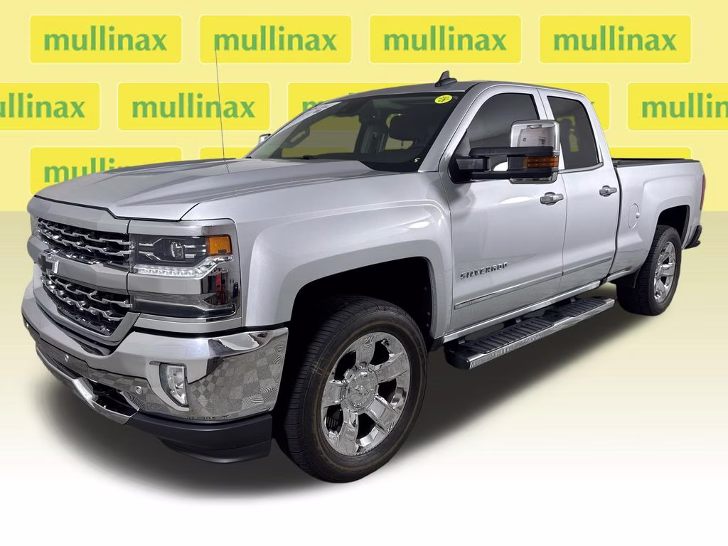 2017 Silver Ice Metallic Chevrolet Silverado 1500 LTZ RWD Truck