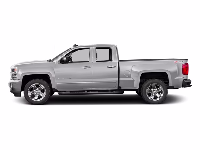 2017 Silver Ice Metallic Chevrolet Silverado 1500 LTZ RWD Truck