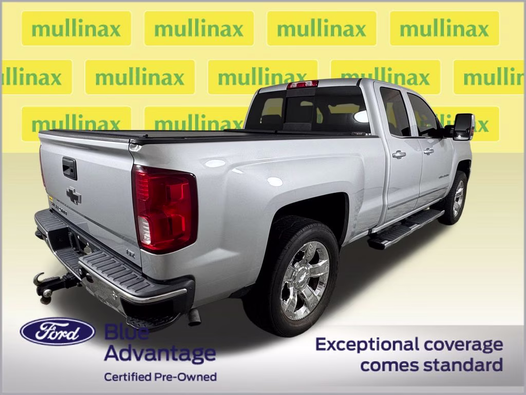 2017 Silver Ice Metallic Chevrolet Silverado 1500 LTZ RWD Truck