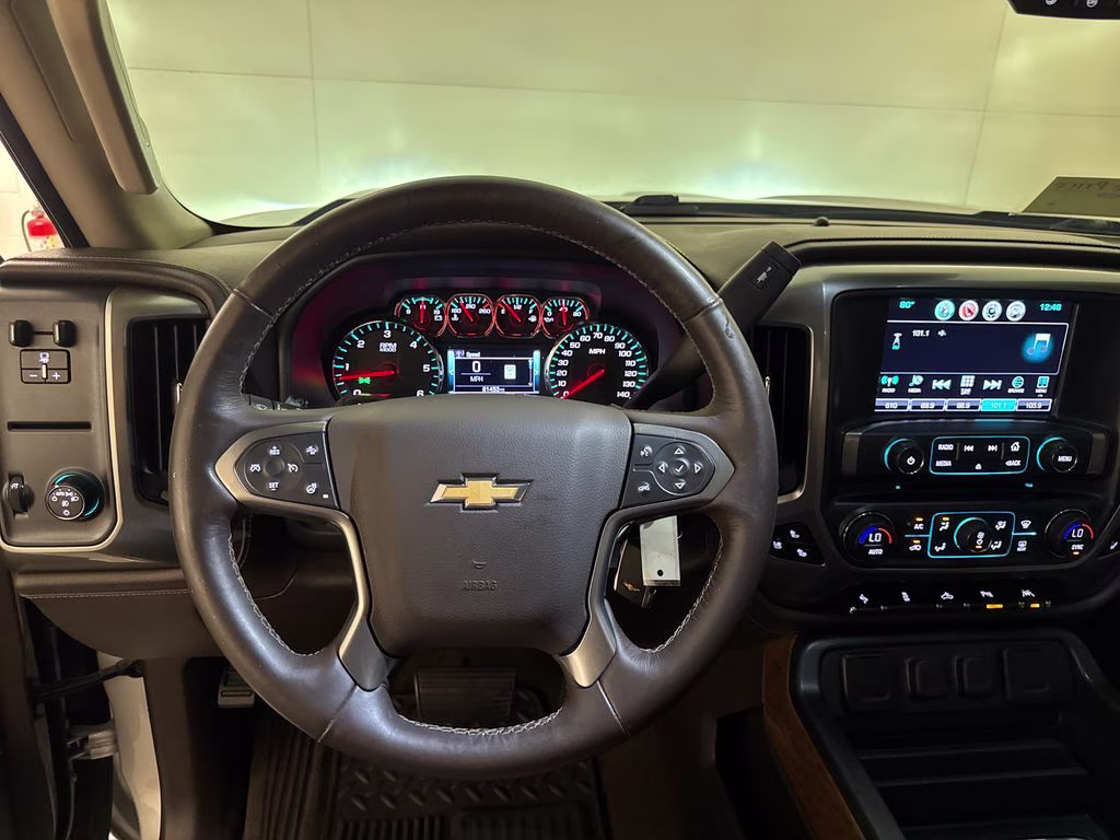 2017 Silver Ice Metallic Chevrolet Silverado 1500 LTZ RWD Truck