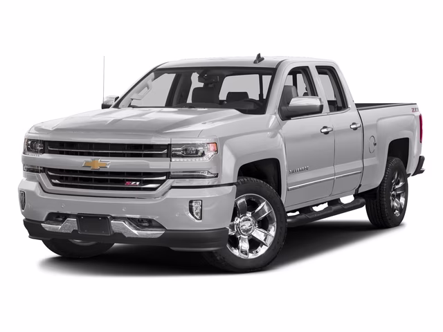 2017 Silver Ice Metallic Chevrolet Silverado 1500 LTZ RWD Truck