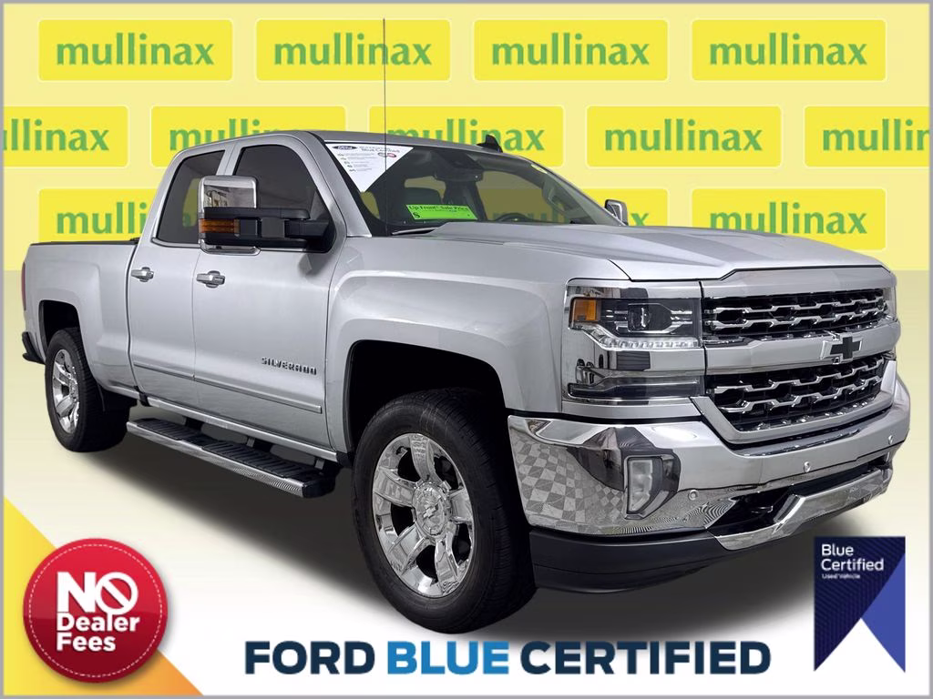 2017 Silver Ice Metallic Chevrolet Silverado 1500 LTZ RWD Truck