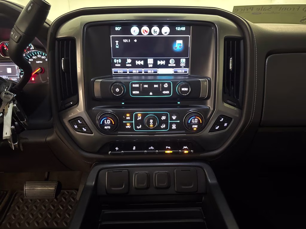 2017 Silver Ice Metallic Chevrolet Silverado 1500 LTZ RWD Truck