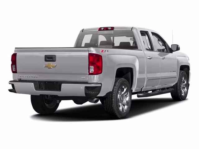 2017 Silver Ice Metallic Chevrolet Silverado 1500 LTZ RWD Truck