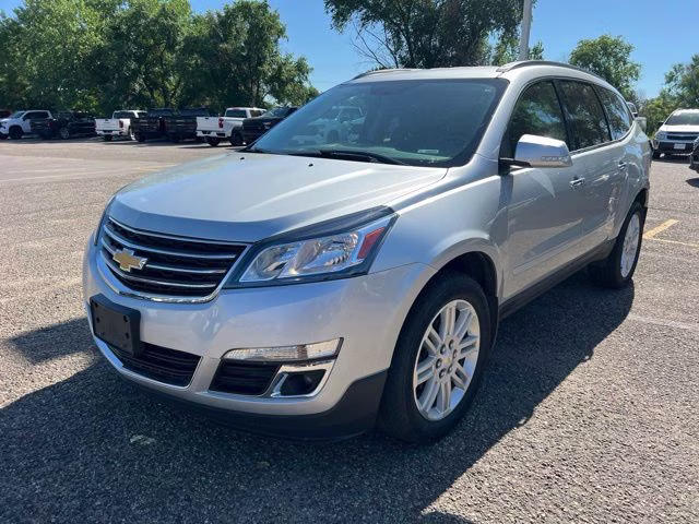 2015 Silver Ice Metallic Chevrolet Traverse LT AWD SUV