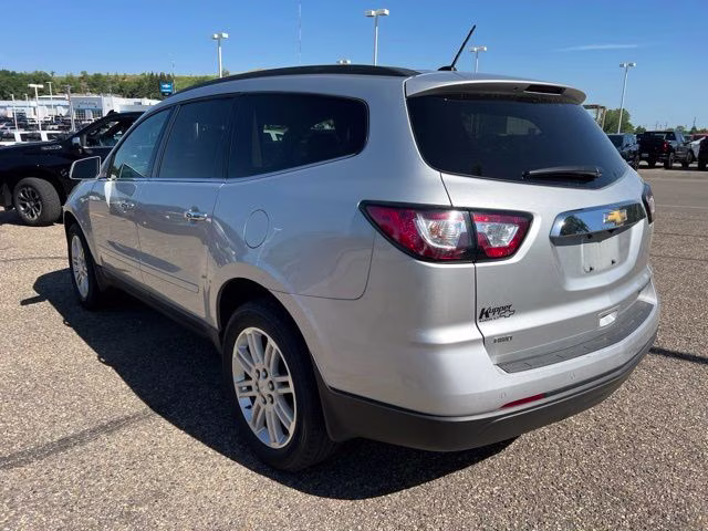 2015 Silver Ice Metallic Chevrolet Traverse LT AWD SUV