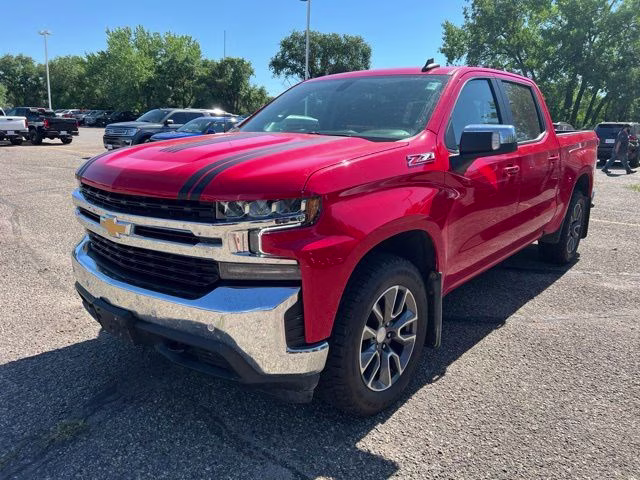 2021 Red Hot Chevrolet Silverado 1500 LT 4X4 Truck
