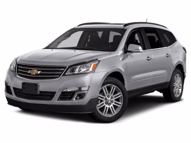 2015 Silver Ice Metallic Chevrolet Traverse LT AWD SUV