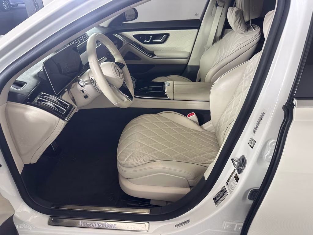 2022 MANUFAKTUR Diamond White Mercedes-Benz S-Class S 580 AWD Sedan