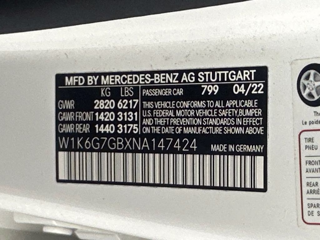 2022 MANUFAKTUR Diamond White Mercedes-Benz S-Class S 580 AWD Sedan