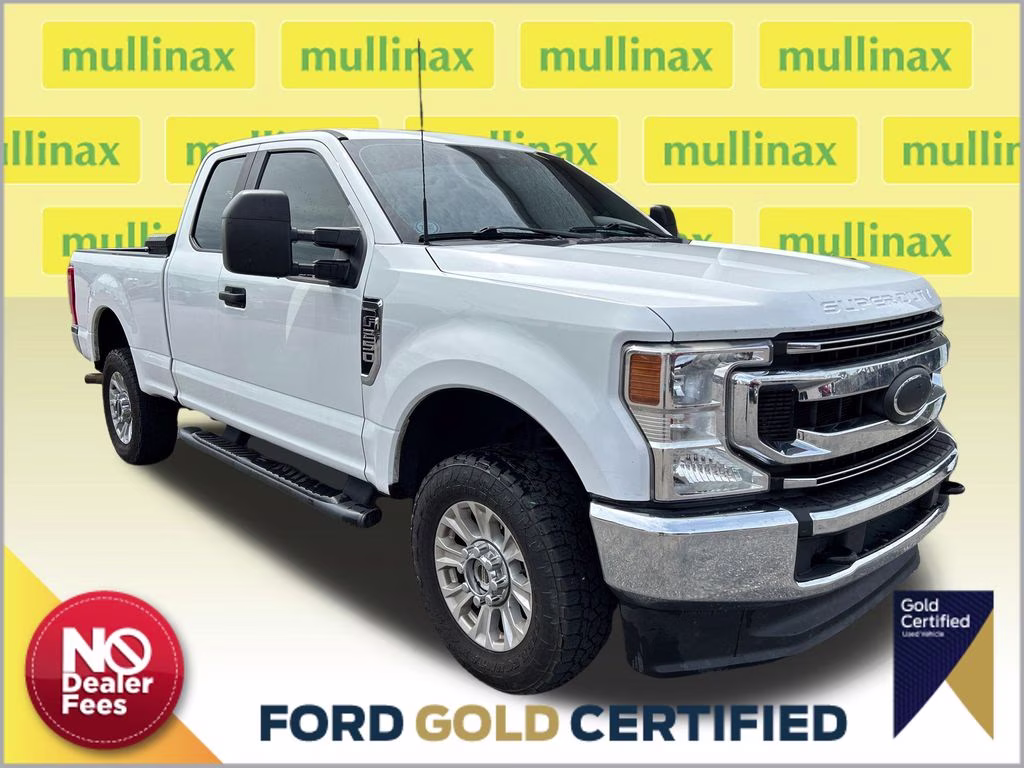 2021 Oxford White Ford Super Duty F-250 SRW XL 4X4 Truck