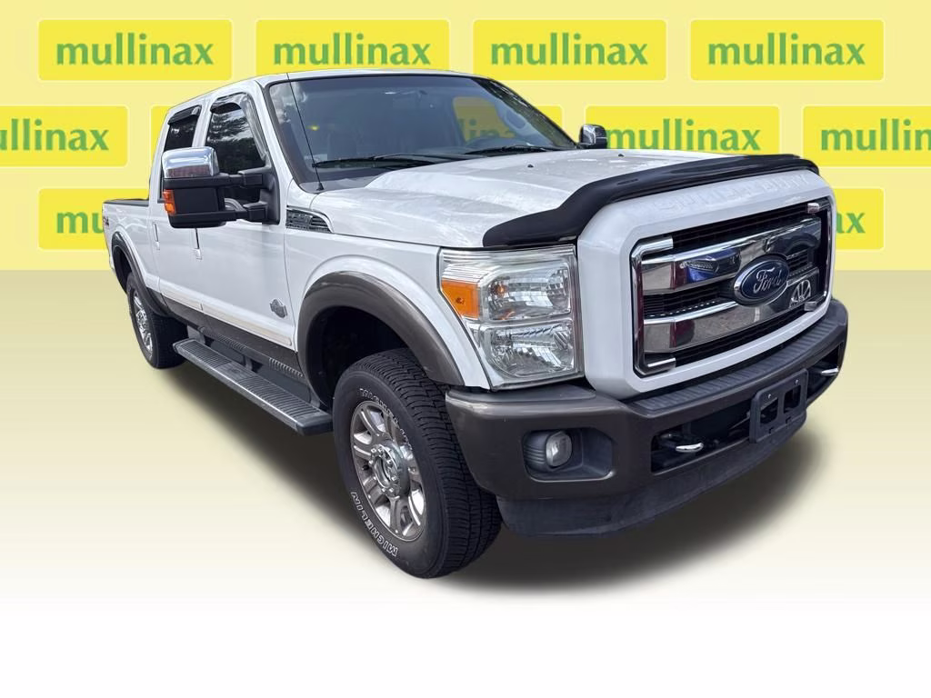 2016 White Platinum Metallic Tri-Coat Ford Super Duty F-250 SRW King Ranch 4X4 Truck