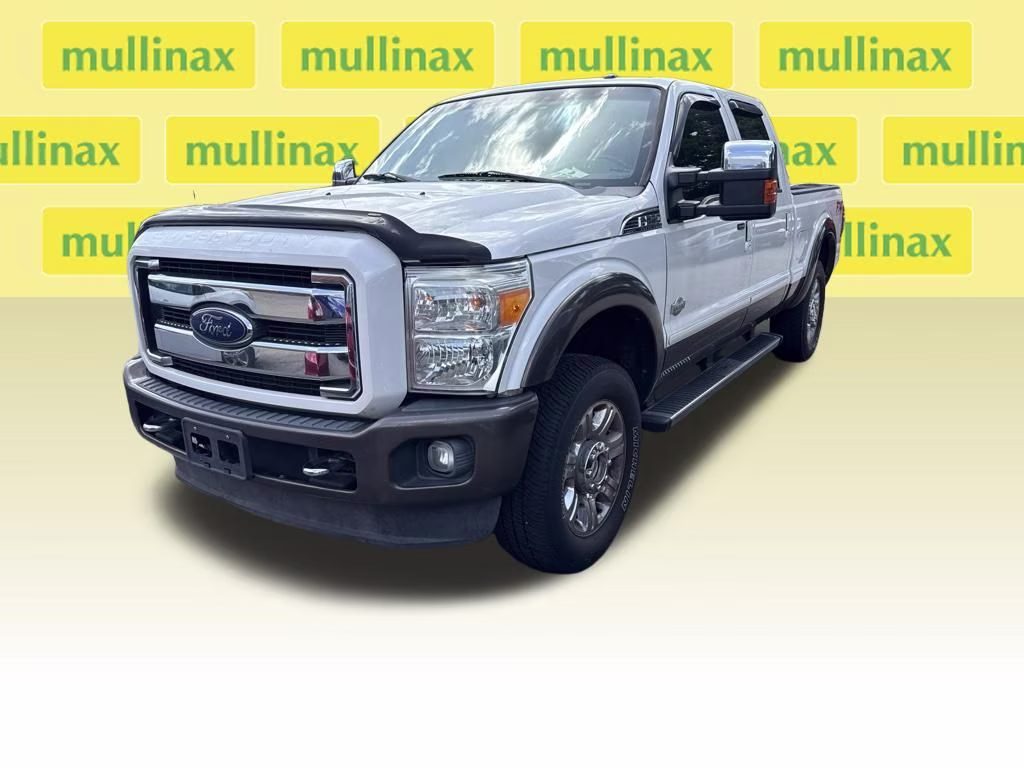 2016 White Platinum Metallic Tri-Coat Ford Super Duty F-250 SRW King Ranch 4X4 Truck