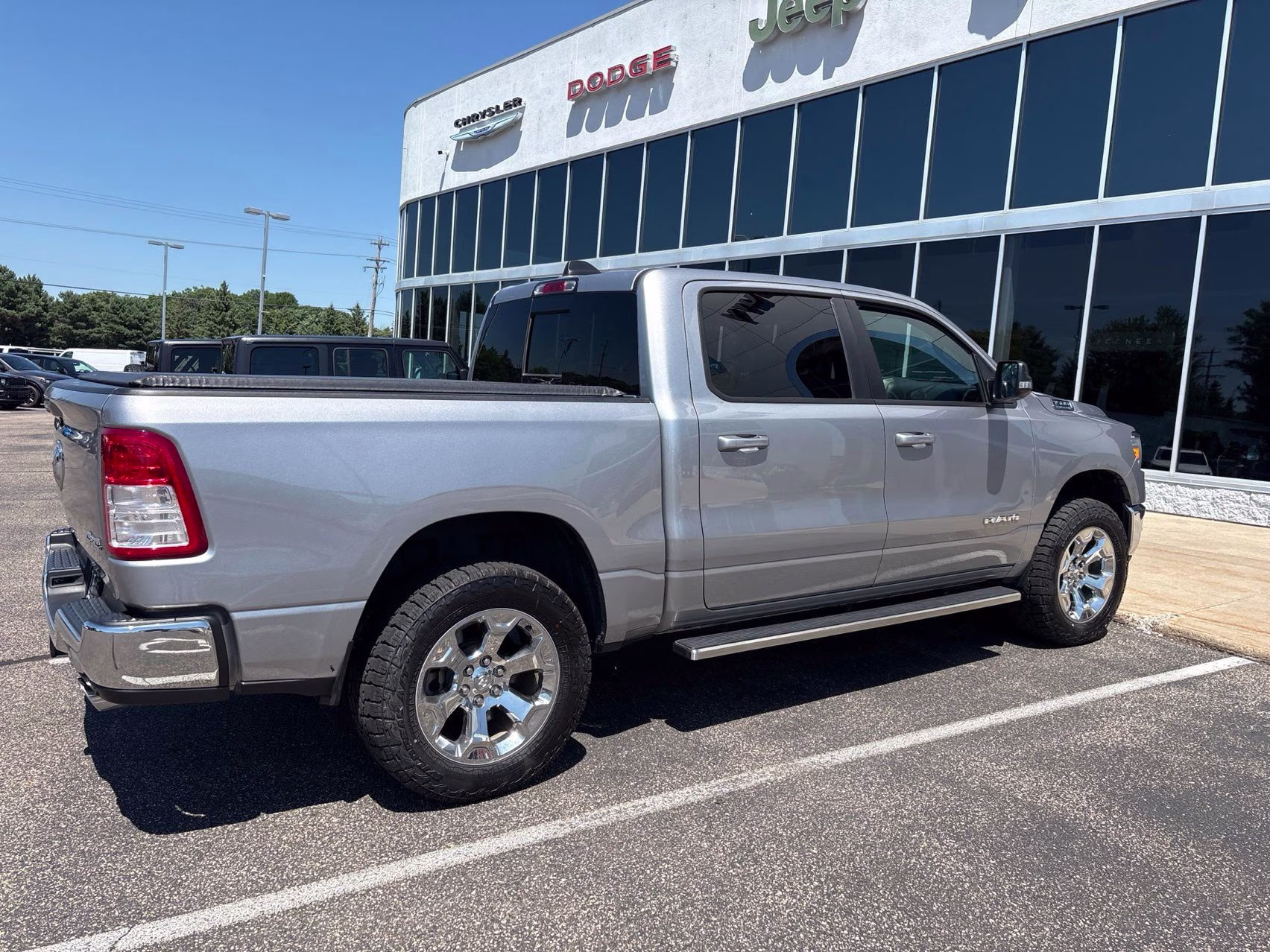 2021 Billet Silver Metallic Clearcoat Ram 1500 Big Horn/Lone Star 4X4 Truck