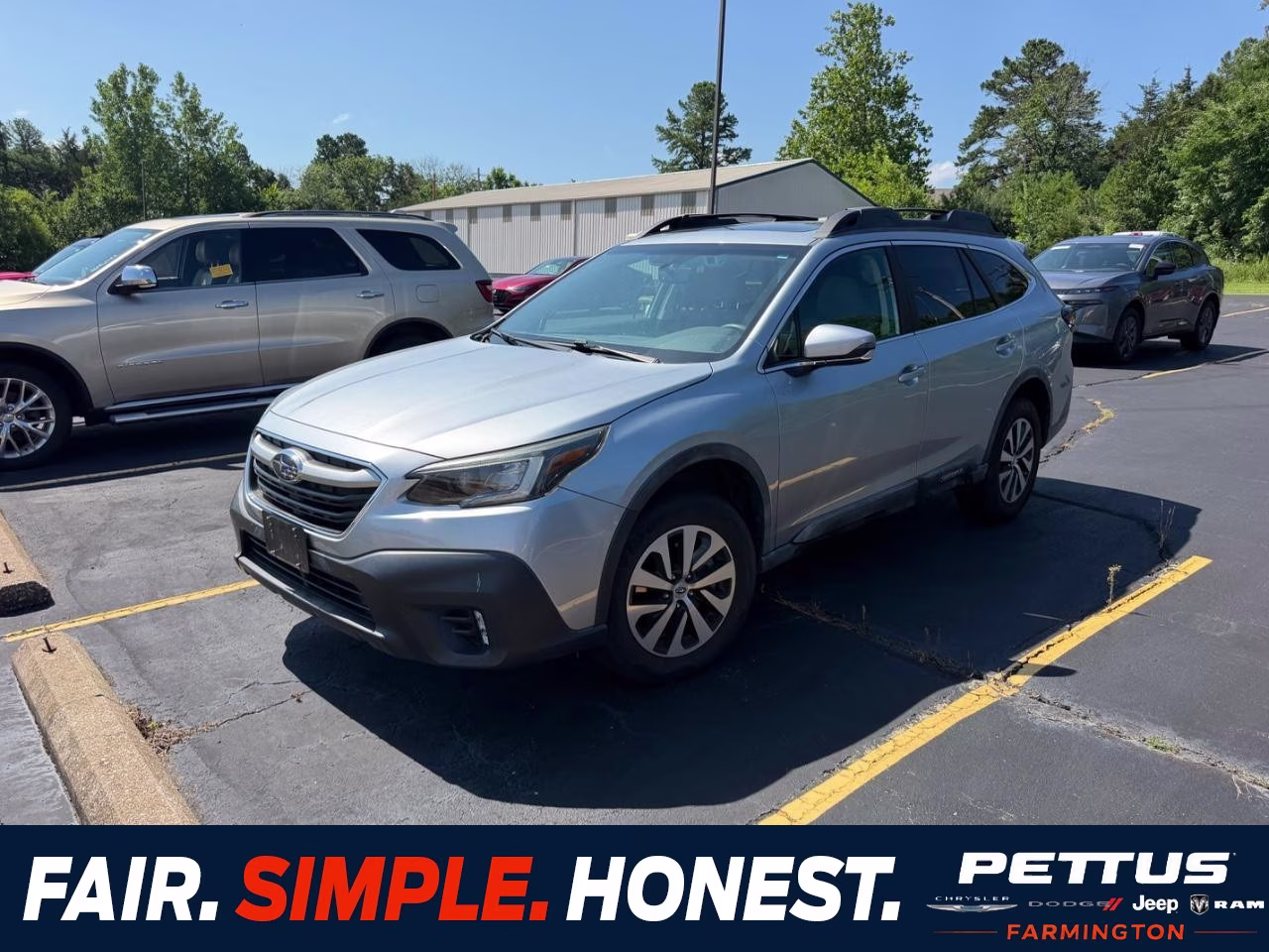 2020 Ice Silver Metallic Subaru Outback Premium AWD SUV