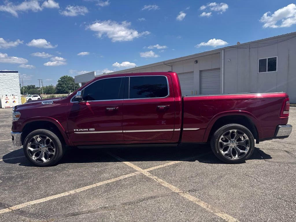 2020 Delmonico Red Pearlcoat Ram 1500 Laramie Longhorn 4X4 Truck