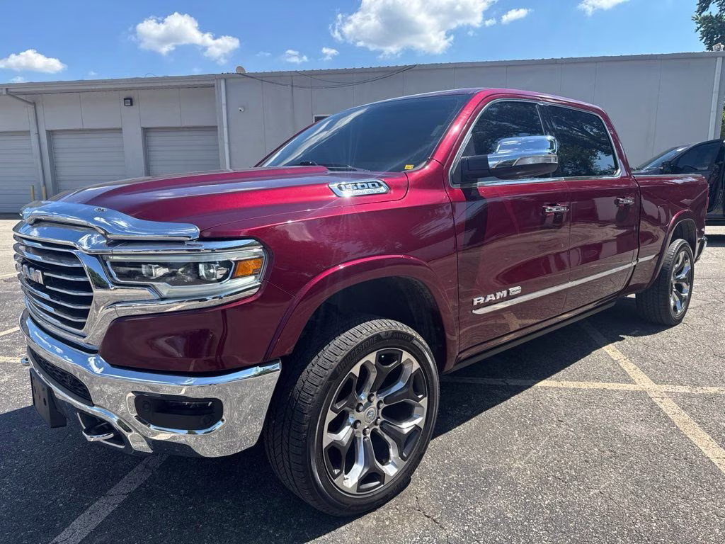2020 Delmonico Red Pearlcoat Ram 1500 Laramie Longhorn 4X4 Truck