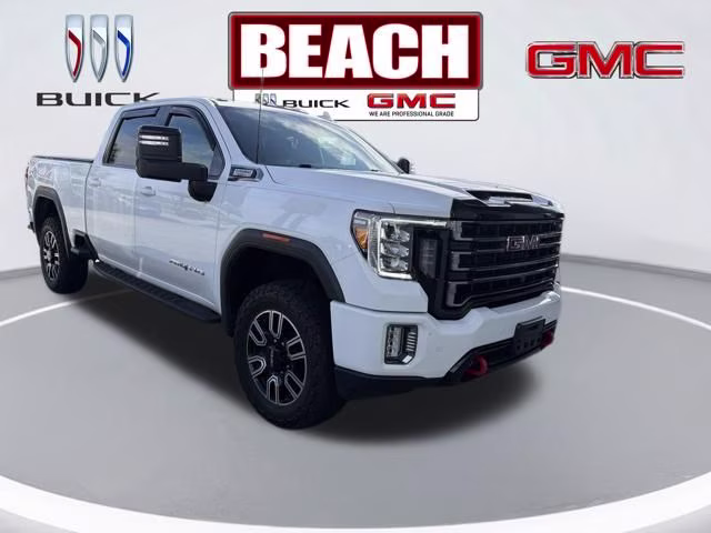 2021 Summit White GMC Sierra 2500HD AT4 4X4 Truck
