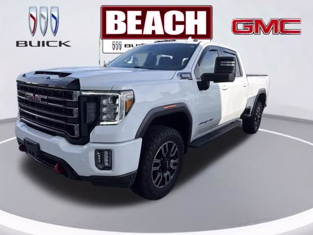 2021 Summit White GMC Sierra 2500HD AT4 4X4 Truck