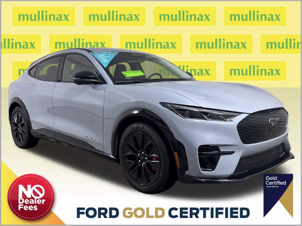 2025 Glacier Gray Metallic TriCoat Ford Mustang Mach-E Premium AWD SUV