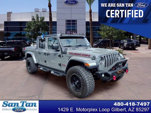 2020 Sting-Gray Clearcoat Jeep Gladiator Rubicon 4X4 Truck