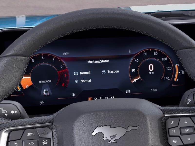 2026 Adriatic Blue Metallic Ford Mustang EcoBoost Premium RWD Coupe