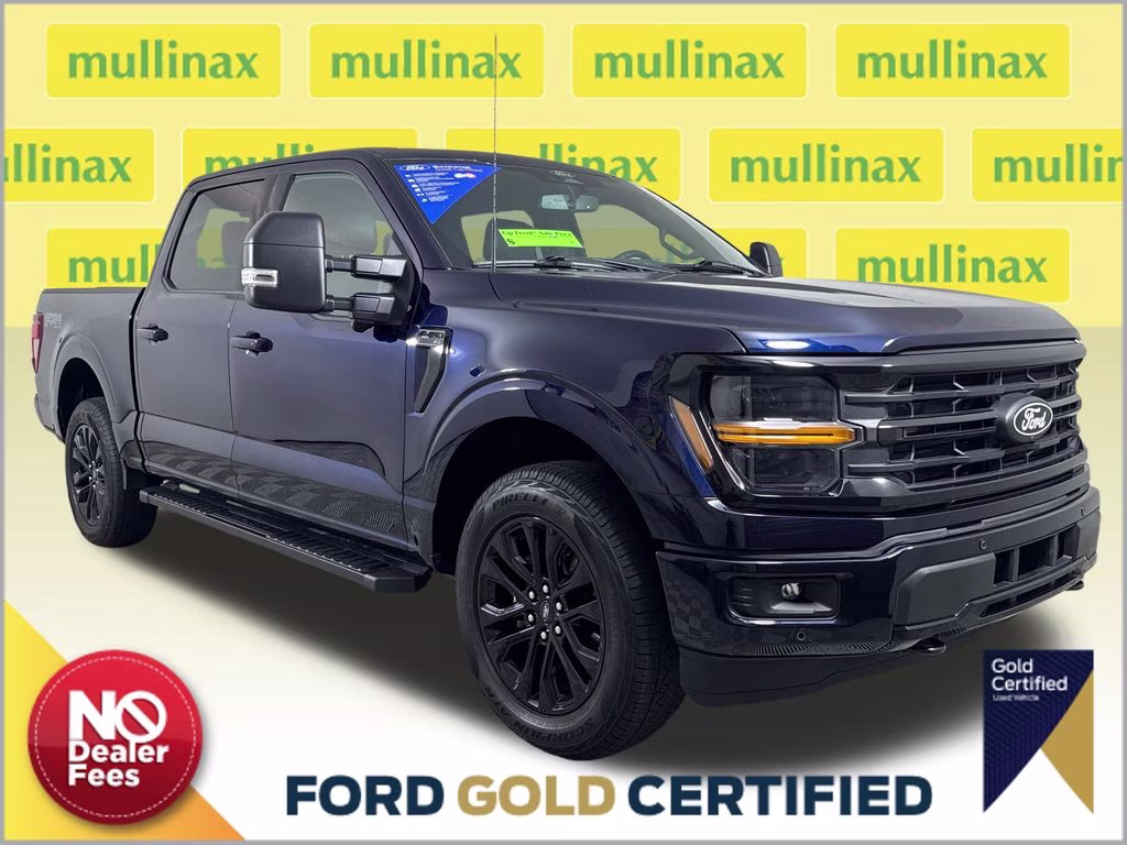 2025 Antimatter Blue Metallic Ford F-150 XLT 4X4 Truck