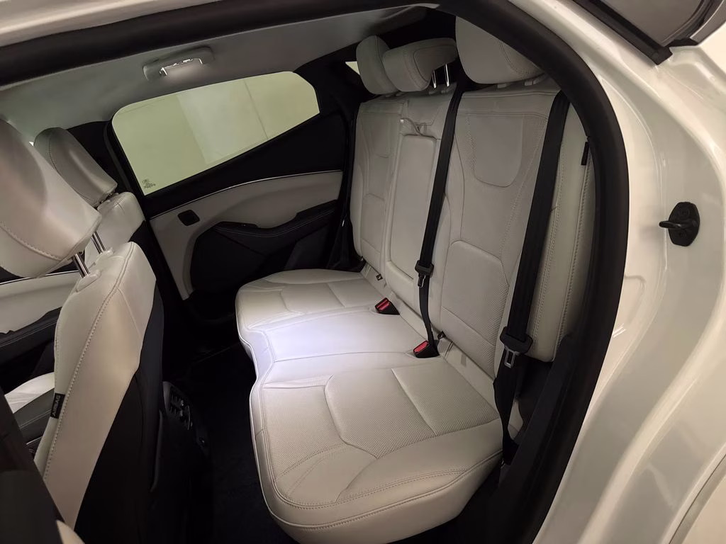 2025 White Metallic Ford Mustang Mach-E Premium AWD SUV