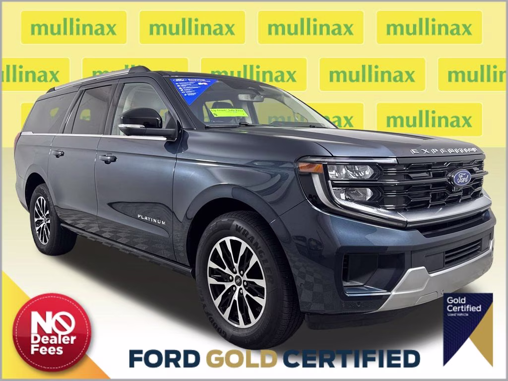 2025 Stone Blue Metallic Ford Expedition Max Platinum 4X4 SUV