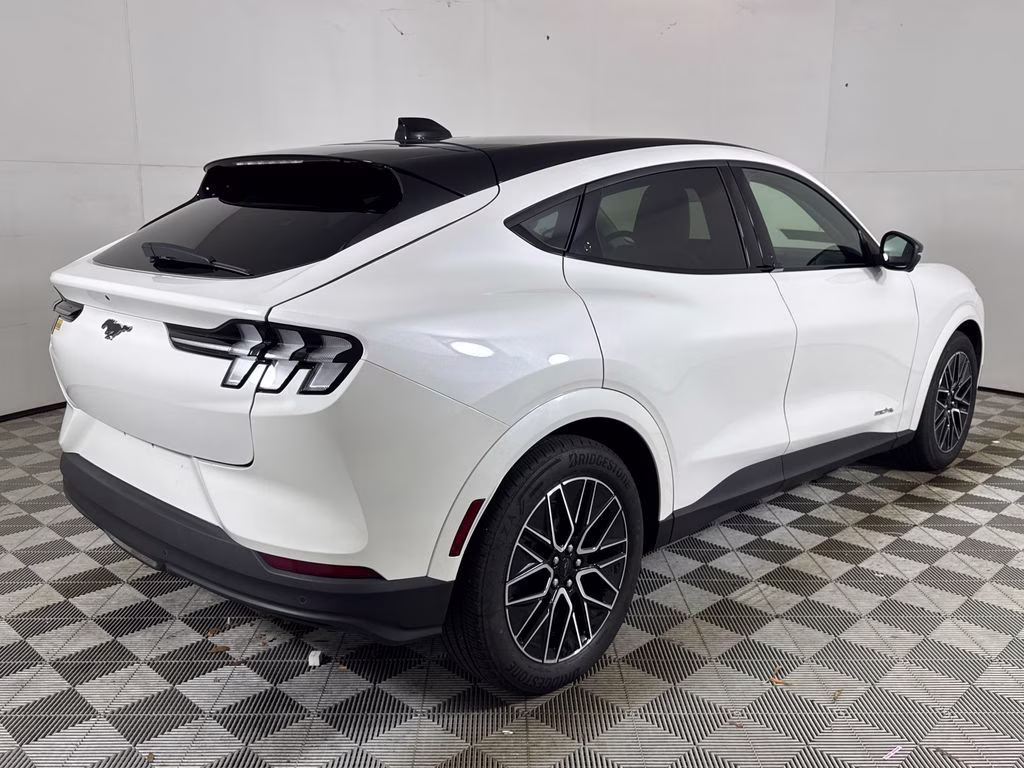 2025 White Metallic Ford Mustang Mach-E Premium AWD SUV