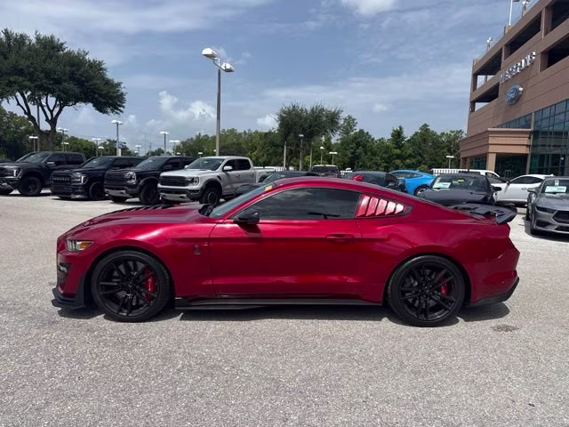 2020 Rapid Red Metallic Tinted Clearcoat Ford Mustang Shelby GT500 RWD Coupe