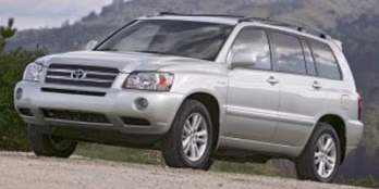 2006 Blue Toyota Highlander Hybrid V6 FWD SUV