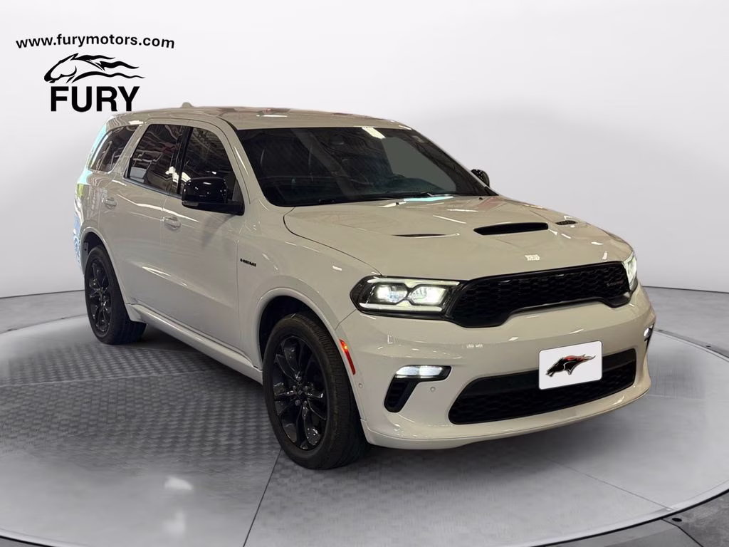 2021 White Knuckle Clearcoat Dodge Durango R/T AWD SUV