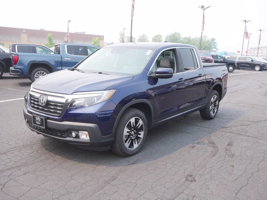 2020 Obsidian Blue Pearl Honda Ridgeline RTL AWD Truck