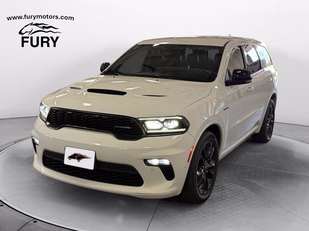 2021 White Knuckle Clearcoat Dodge Durango R/T AWD SUV