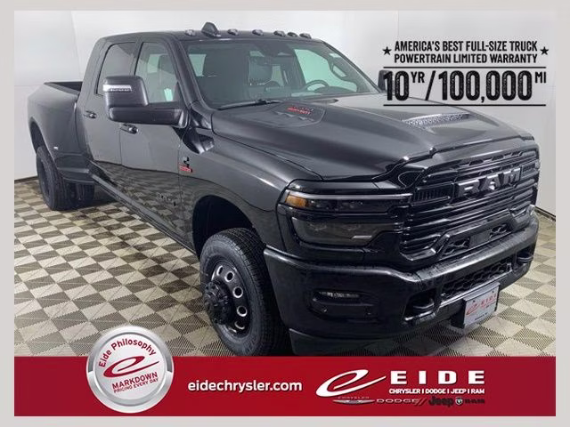 2026 Diamond Black Crystal Pearlcoat Ram 3500 Laramie Night Edition 4X4 Truck