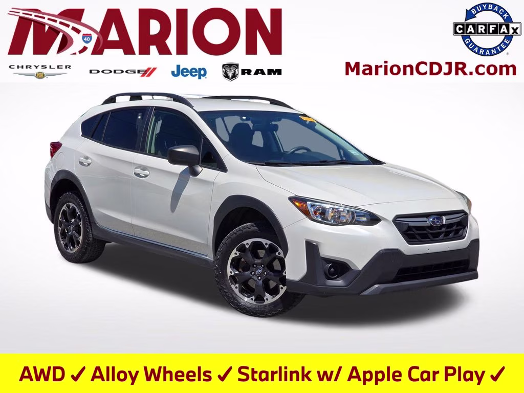2021 Crystal White Pearl Subaru Crosstrek Base AWD SUV