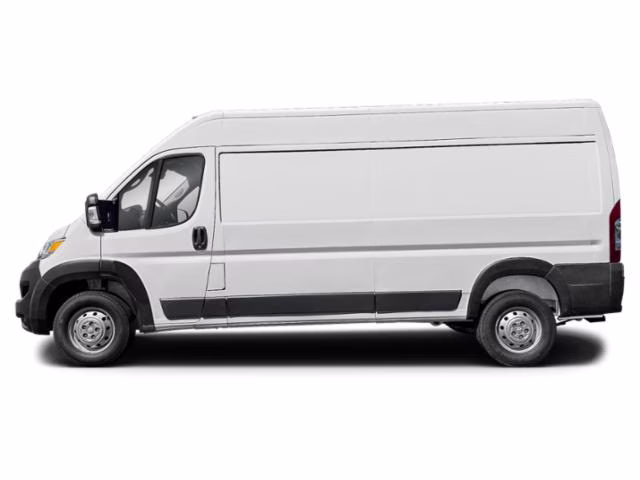 2025 Bright White Clearcoat Ram ProMaster 3500 High Roof FWD Van
