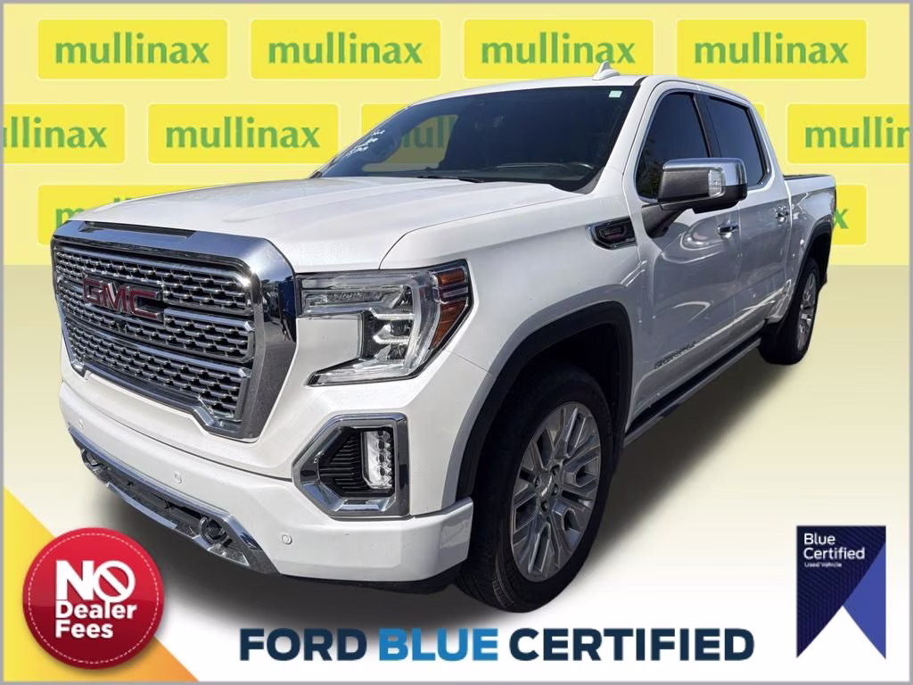 2021 White Frost Tricoat GMC Sierra 1500 Denali 4X4 Truck