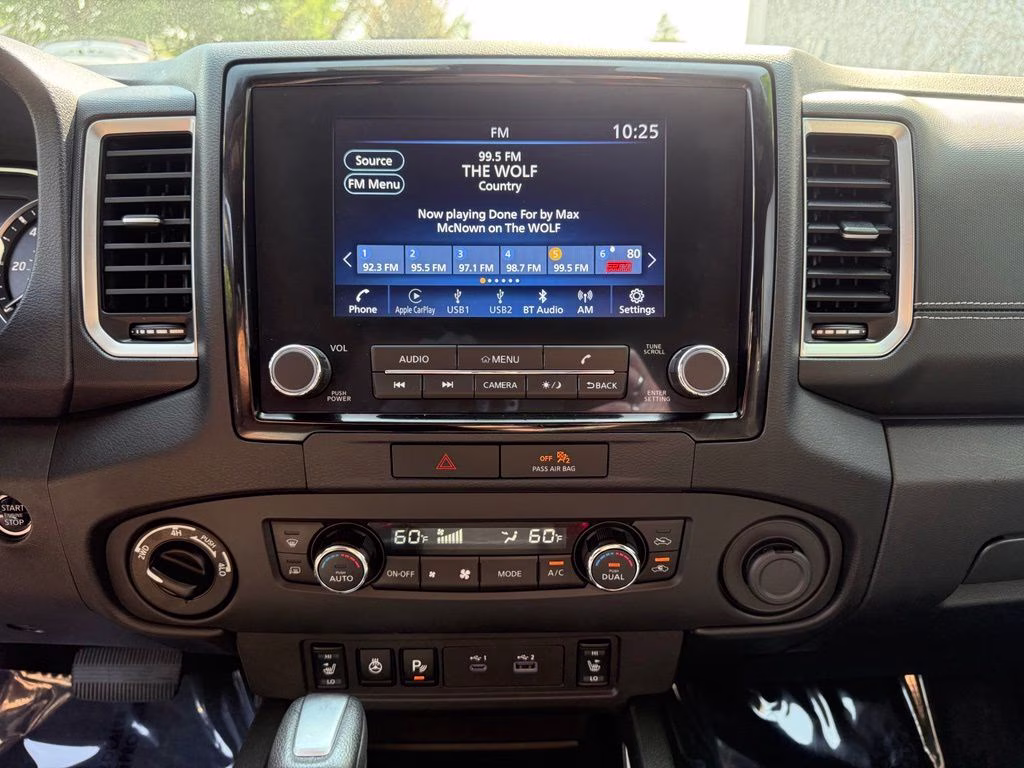 2023 Super Black Nissan Frontier SV 4X4 Truck