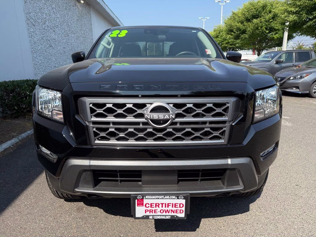 2023 Super Black Nissan Frontier SV 4X4 Truck