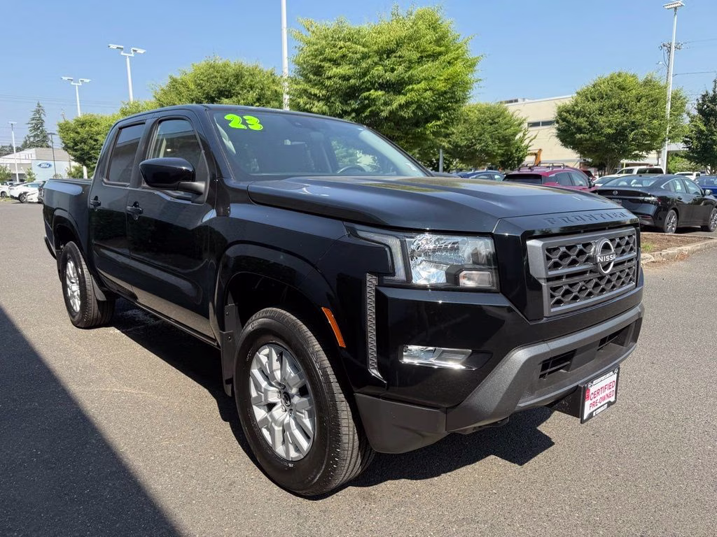 2023 Super Black Nissan Frontier SV 4X4 Truck