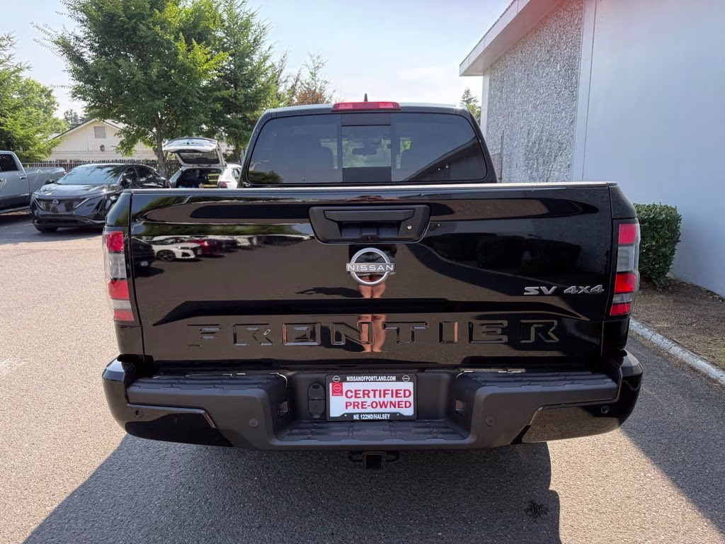 2023 Super Black Nissan Frontier SV 4X4 Truck