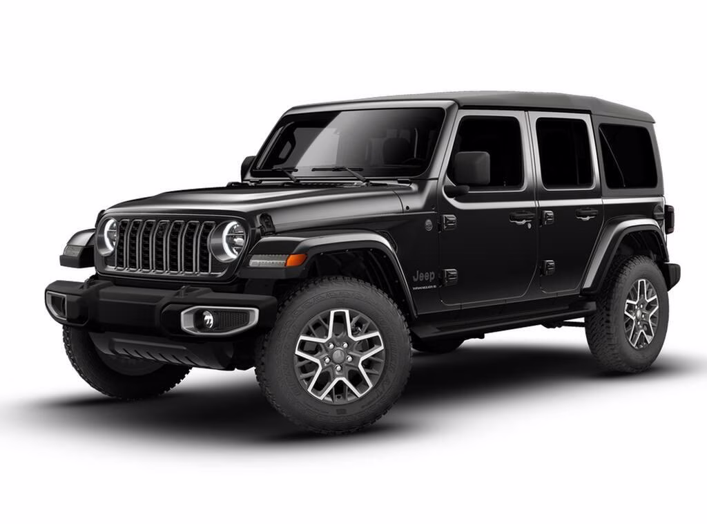 2026 Black Clear Coat Jeep Wrangler Wrangler 4-door Sahara 4-door