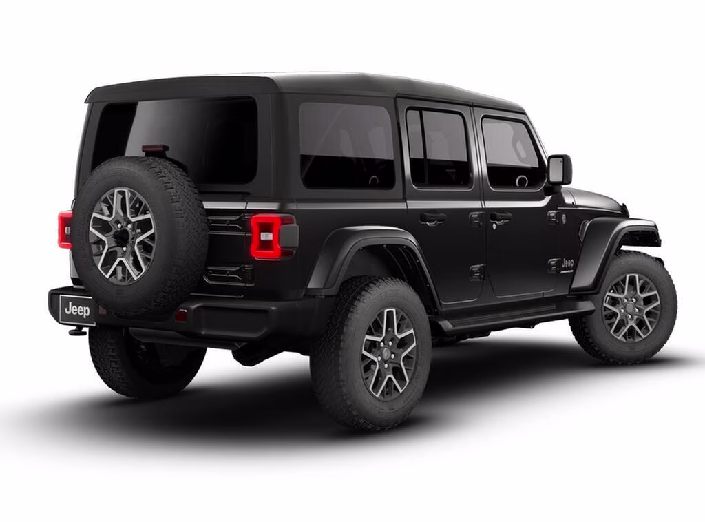 2026 Black Clear Coat Jeep Wrangler Wrangler 4-door Sahara 4-door